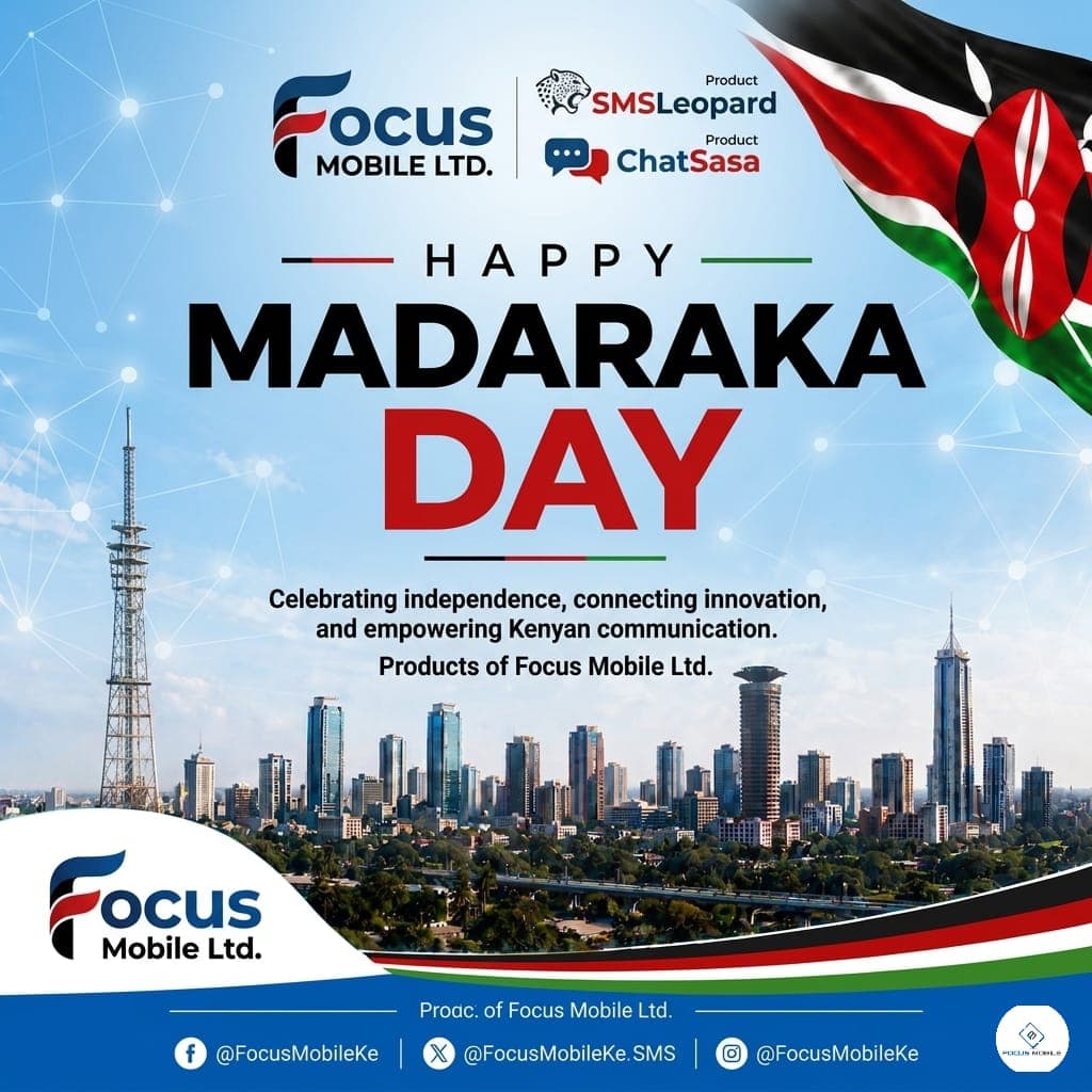 Celebrating Madaraka Day.