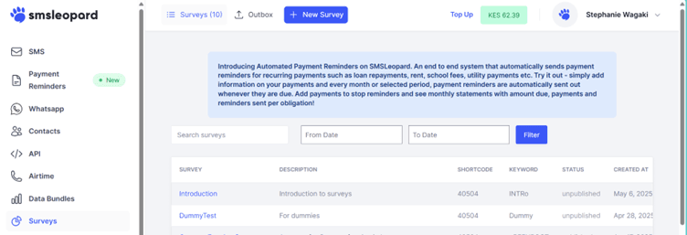 Survey 1